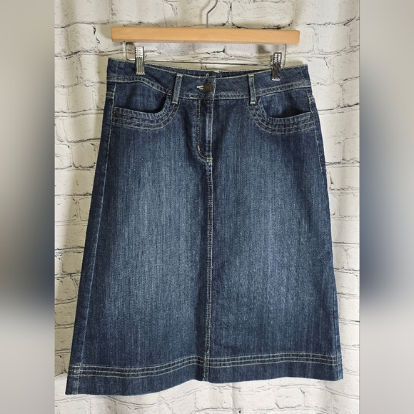 Boden Dresses & Skirts - Boden Denim Jean A-Line Mini‎ Skirt Size 8